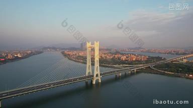 <strong>航拍</strong>广东潮州大桥建筑景观